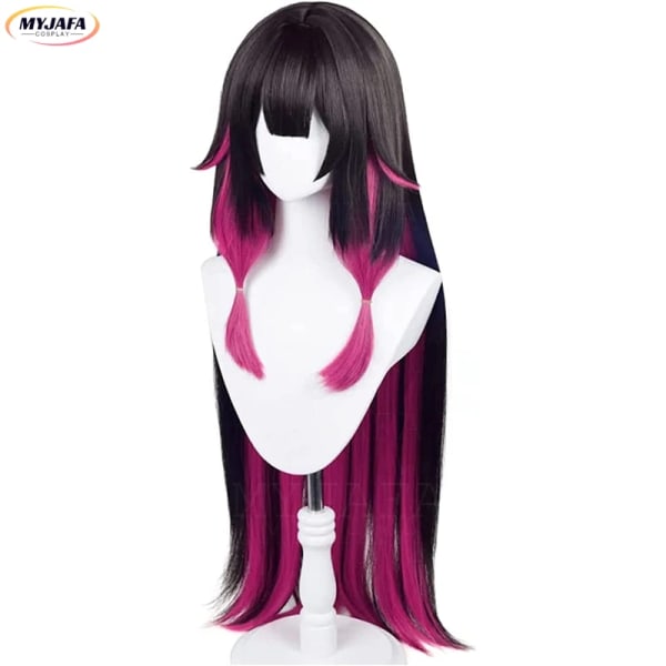 Högkvalitativ Genshin Impact Columbina Cosplay Peruk Damselette Colombina Fatui 105 cm Värmebeständigt syntetiskt hår Peruk + Peruk Cap wig and accessories One Size