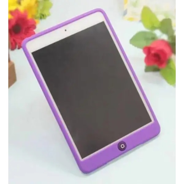 Suger Color Rubber Tablet Coque för iPad mini 2 mini 3 Case Silicon Soft A1432 A1599 A1490 Funda för iPad mini 1 2 3 7,9'' cover IP mini 123  7.9in Purple