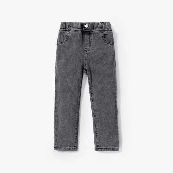 Toddler Casual jeans med elastisk jeans Blue 4-5Years