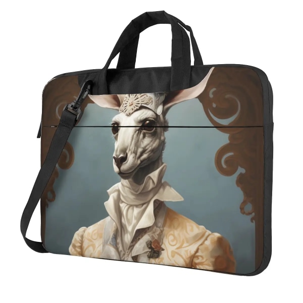 Kangaroo Laptopväska Fantastiska porträtt Vackra kläder för Macbook Air Pro 13 14 15 Case Travelmate Vattentäta portföljer As Picture 14inch