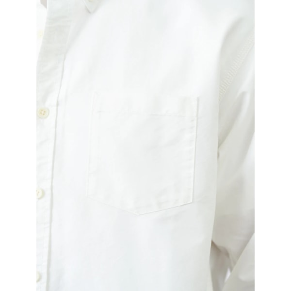 2023 Höstnya Casual Oxford-skjortor Herr Oversize Hög kvalitet Plus Size Märkeskläder Oxford Grey XL REC 73-80KG