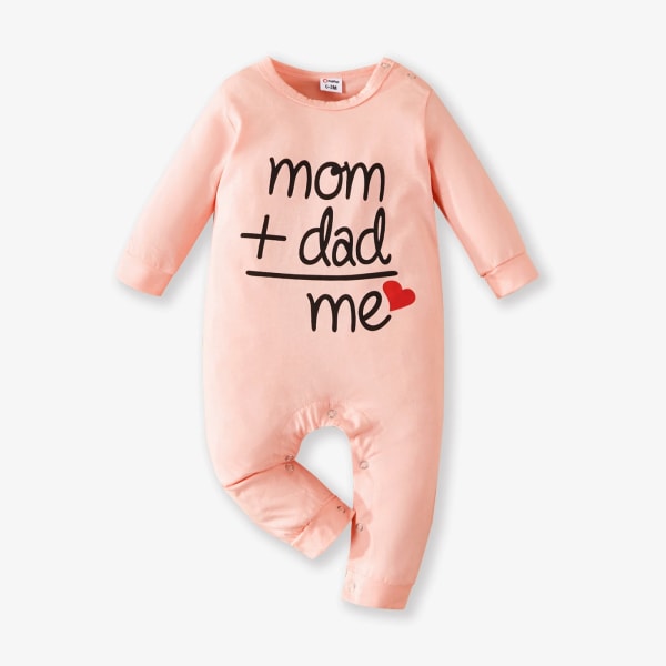 100 % bomull Baby Pojke Flicka Bokstavs- och print Jumpsuit Baby Toddler Girl One Pieces Långärmade Jumpsuits Grey 6-9 Months