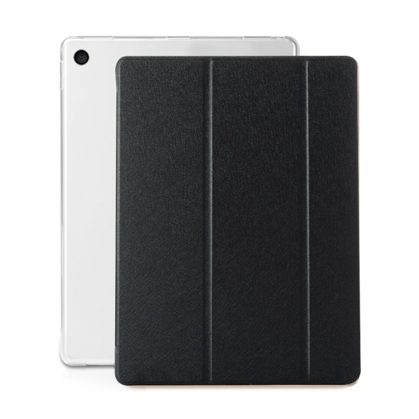 För iPad 2:e 3:e 4:e 5:e 6:e 7:e 8:e 9:e 10:e generationens case för iPad 2 3 4 5 6 7 8 9 10 9,7 10,2 10,9 Tri-fold Cover For iPad 6th 2018 Black