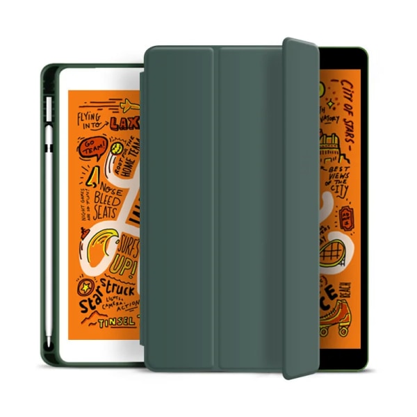 för ipad 10:e generationens funda- case iPad pro11 case för iPad Air 2 Air 4 iPad Air 5 10.9 3 Wake up case Ipad 10.2 Pro 10.5 9.7 Mini 5 4 Dark Green Ipad Air 4 10.9