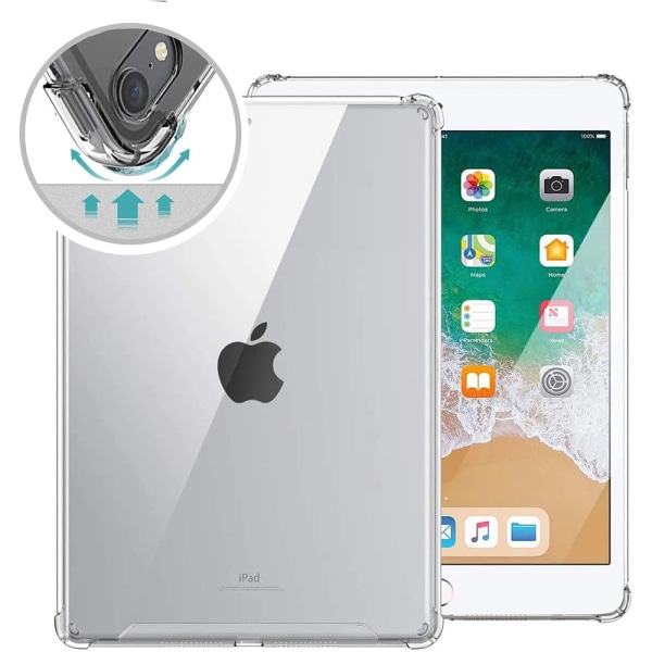 Transparent cover för Apple iPad 9.7 2017 2018 5:e 6:e generationens Stötsäker TPU Silicon Shell för iPad 5 6 Tablet Case iPad 5th 6th