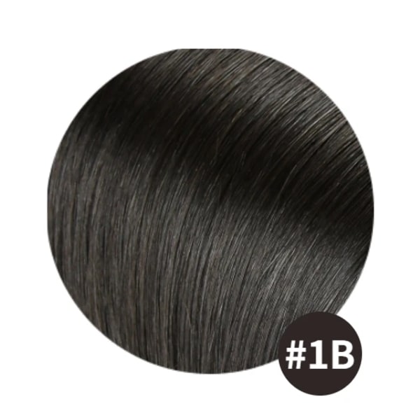 Genius Weft Virgin Hair Rakt människohår Buntar Dubbeldraget Naturlig Färg Riktigt Människohår 50G Kvinnor Hårförlängningar 1B 14inches