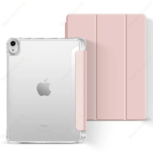 Med case för iPad Pro 11 iPad Air5 4 10.9 10:e generationens iPad 10.2 7 8 9:e generationens ipad 5:e 6:e 2017 2018 9.7 Air3 Pro 10.5 Pink 2015-19 iPad mini4 5