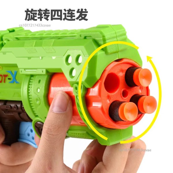 2023 New Toy Gun Burst Soft Bullet Gun Eva Foam Bullet Manuell lansering Barnleksaker 3