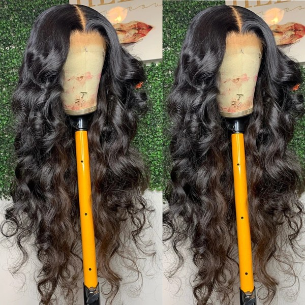 40 Inch Body Wave Peruk Människohår 13x4 Hd Spets Front Peruk För Svarta Kvinnor Brazilian 360 Glueless Full 4x4 Spets Stängning Förplockad 13x4 Lace Wig 20inches