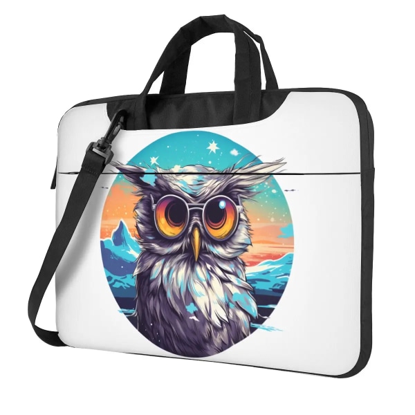 Owl Laptopväska Sky Landskapsglasögon För Macbook Air Pro HP Huawei Soft Travelmate Case 13 14 15 15,6 Etui As Picture 14inch