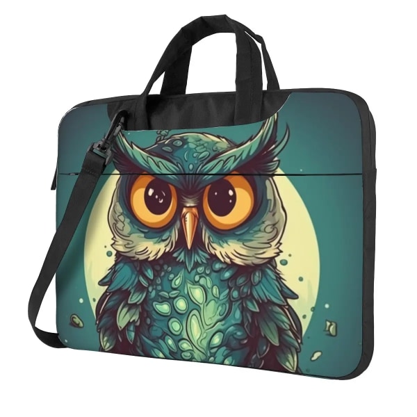 Owl Laptopväska Cartoon Nature Style För Macbook Air Pro Xiaomi Asus Söt Vattentät Notebook case 13 14 15 15,6 påse As Picture 13inch