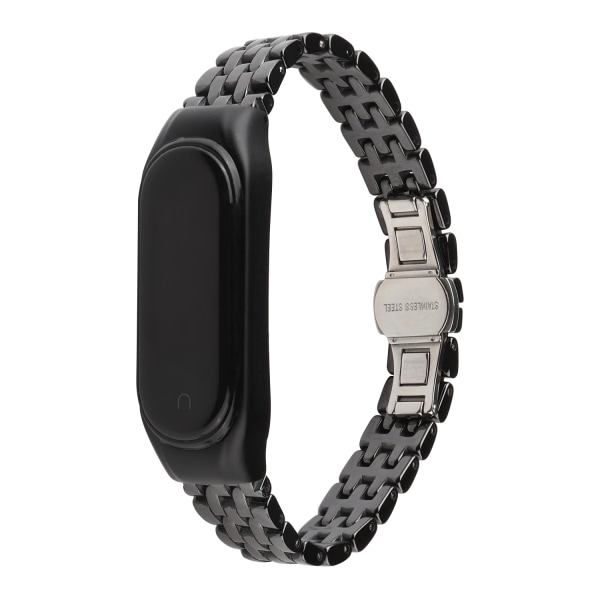 Metall keramiskt band för Xiaomi Mi band 7 6 5 Smart Armband Deluxe Ersättningsarmband för Xiaomi Mi band 4 3 Tillbehör White For Mi Band 7