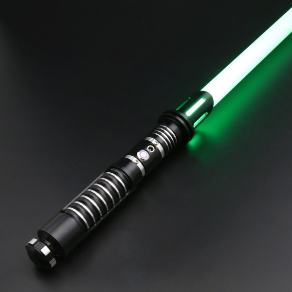 Lightsaber Neo Pixel Heavy Duellering RGB Laser Sword Metal Hilt Smooth Swing Blaster Cosplay Jedi Luminous Barnleksaker TSK-E26 blacks Proffie 2.2