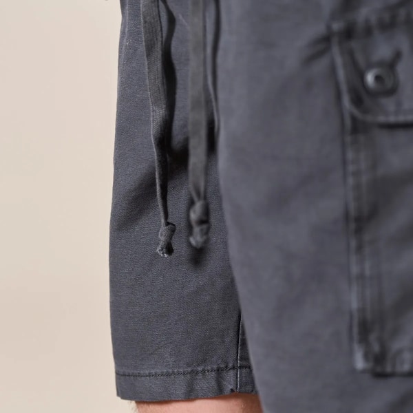 2023 Summer New Oversize Vintage Dragsko Shorts Herr 100 % bomull Cargo Shorts Plus Size Märkeskläder Charcoal Grey L