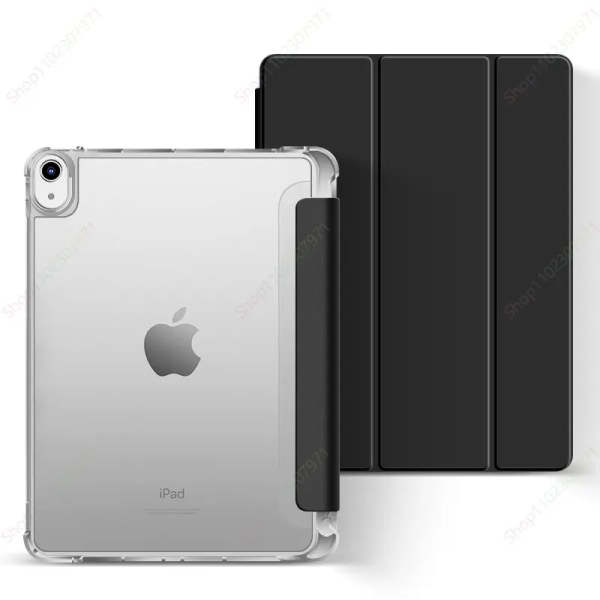 Med case för iPad Pro 11 iPad Air5 4 10.9 10:e generationens iPad 10.2 7 8 9:e generationens ipad 5:e 6:e 2017 2018 9.7 Air3 Pro 10.5 Black iPad Mini 6 8.3