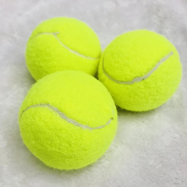 3 ST Professionell hög elasticitetsträning Tennisbollar Cricketgummi Tenisboll Tävling Träning Tennisbollsövningar