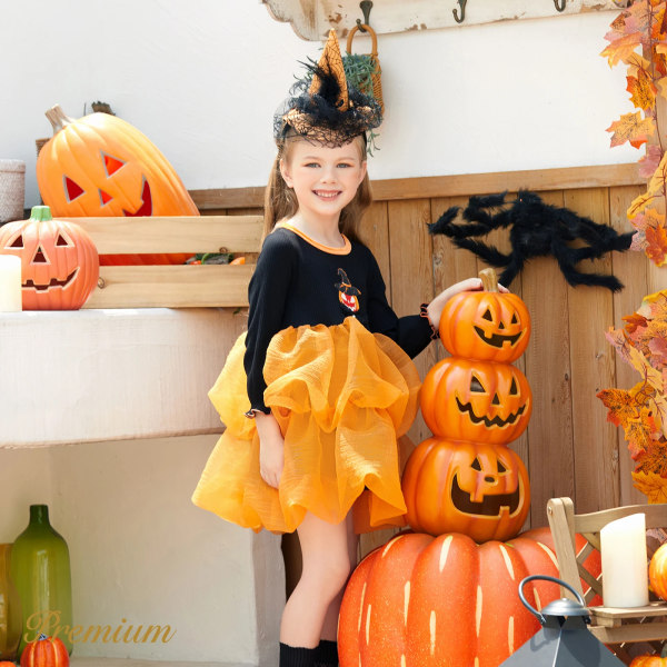 Toddler Halloween elegant klänning Black 2Years