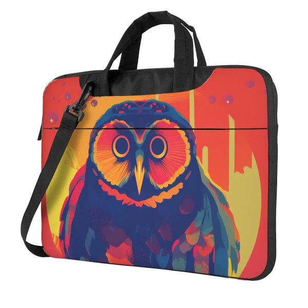 Owl Laptopväska Neo Fauvism Minimalism Stötsäker för Macbook Air Pro Xiaomi Asus Sleeve Case 13 14 15 15,6 Vintage Pouch As Picture 15.6inch