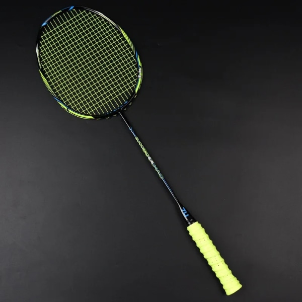 7U 67G 100% T700 Kolfiber Badmintonracketsträngar 22-30LBS G4 Professionell Super Light Racket Sportväska Padel Vuxna Green 1