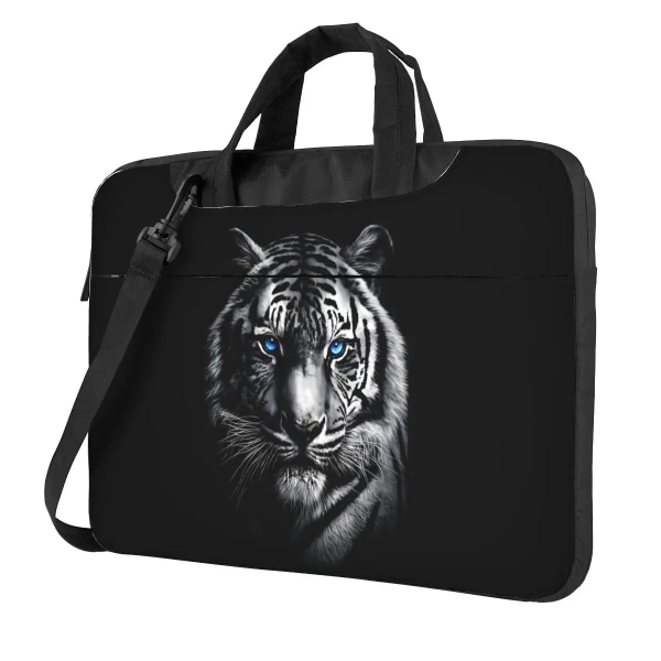 Laptopväska Sleeve Case Tiger Face Vattentät Notebook Pouch Ferocious Cool Animal For Macbook Pro 13 14 15 Kawaii case As Picture 13inch