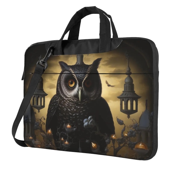 Owl Laptopväska Gothic Mystic För Macbook Air Pro Acer Dell 13 14 15 15.6 Case Business Vattentät påse As Picture 14inch