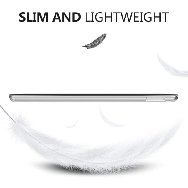 Case för Apple iPad Mini 1 2 3 4 5 6 7.9 8.3 Mini6 Mini5 Mini4 Mini3 Trifold Stativ Magnetisk Smart Cover + härdat glas iPad Mini 1 Sky Blue