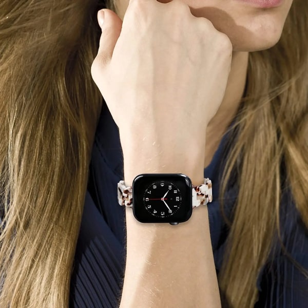 Hartsrem för Apple Watch Ultra 49 mm 8 7 45 mm 41 mm Mode lättviktsarmband för kvinnor för Iwatch 6 5 4 3 SE 44 mm 42 mm 40 mm Color 1 42mm 44mm 45mm 49mm