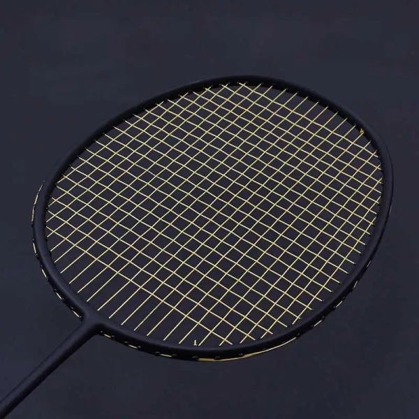 Ultralätt Strung 7U 67g Professionell Carbon Badminton Racket Bag String Lättviktsracket 22-30 lbs Z Speed ​​Force Yellow line