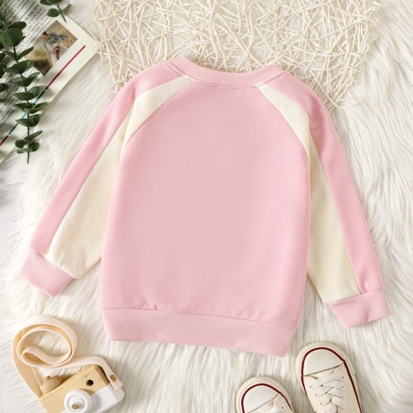 Toddler flicka/pojke print tröja Pink 5-6Years