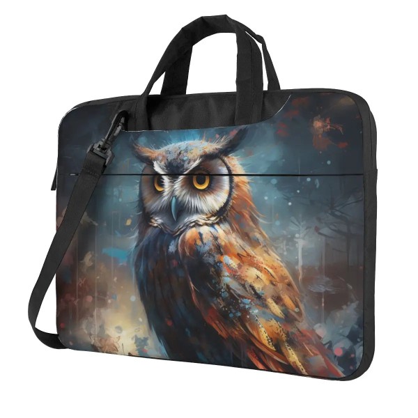 Owl Laptopväska Mystical Realms För Macbook Air Pro Xiaomi Lenovo Asus 13 14 15 15.6 Case Kawaii Waterproof Pouch As Picture 13inch