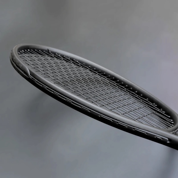 40-55 pund ultralätt svart tennisracket Carbon Raqueta Tenis Padel Racket Stringing 4 3/8 Racchetta tennisracket Black