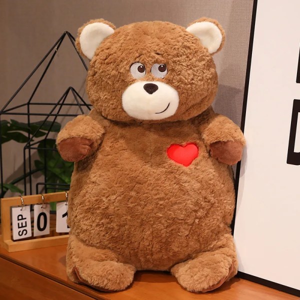 Kreativ förvandlad björn plysch leksak stoppad mjuk kärlekshjärta kudde förvandlas till björnar Plyschar Födelsedag alla hjärtans present till flickor 60cm heart bear
