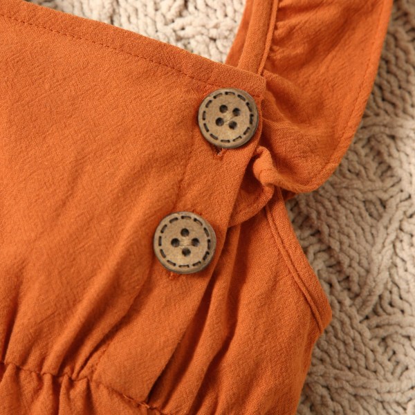 Baby flicka 100 % bomull solid eller färgglad randig volanger ärmlös tröja COLOREDSTRIPES 3-6Months
