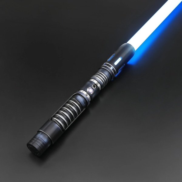 RGB VOID Smooth Pixel Lightsaber 12 ljusfärger och 16 set Ljudfonter Metal Hilt PC Blade Kid Xmas Toys Laser Sword TSK-E22 blacks SN-pixel V4