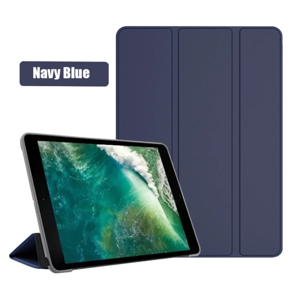 Case för iPad Pro 10.5 2017 modell A1701 A1709 cover PU-läder cover för Apple iPad Pro 10.5'' case med smart sömnvaka iPad Pro 10.5 2017 Navy Blue