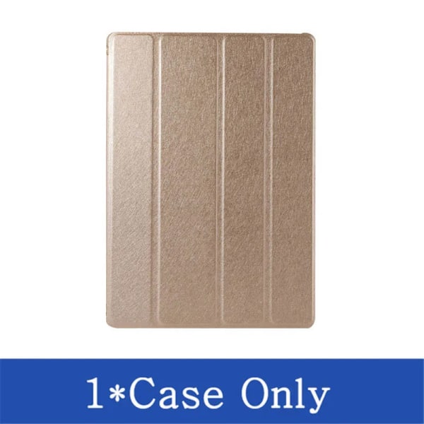 Case för Apple iPad Air 9.7 10.2 10.5 10.9 2:e 3:e 4:e 5:e 6:e 7:e 8:e 9:e 10:e generationens Trifold Flip Smart Cover Champagne Glod iPad 10th 10.9 2022