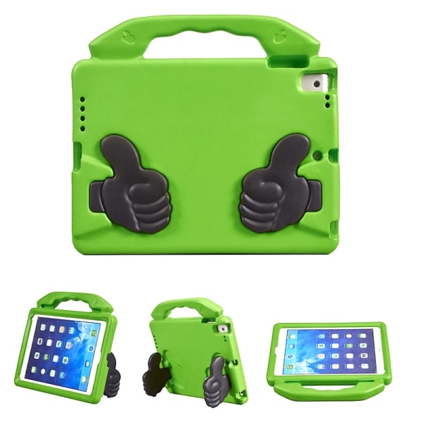 Case för ipad 5th Gen 2017 9,7" EVA case cover för ipad Air 1/2 / Pro 9,7 för ipad 6th Gen 9,7 tum 2018 iPad 5th A1822 A1823 Green