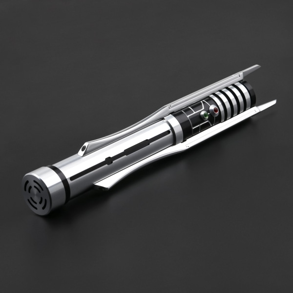 RVJ Smooth Swing Tung Duellering NeoPixel Lightsaber Metal Hilt Färgskiftande ljud Force Blaster Jedi Laser Sword Toys RVJ - 32inch blade Proffie 2.2