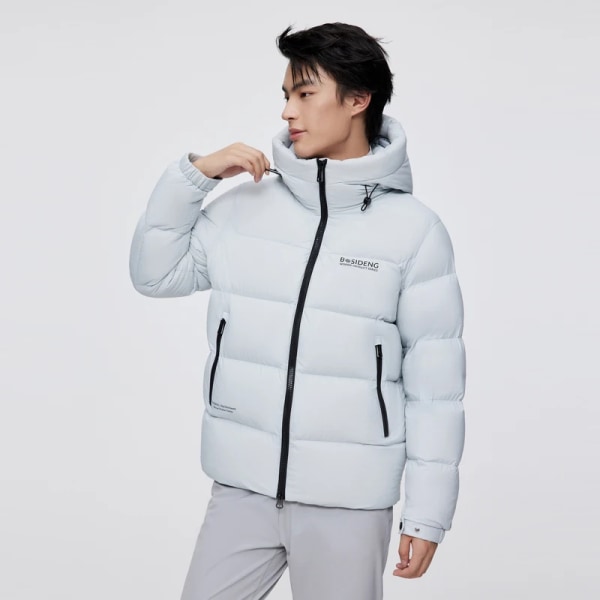 2022 New RedDot Award Miljöskydd kvinnor och män jacka vinterdunjacka Hooded Short Down Jacket 8212 S160