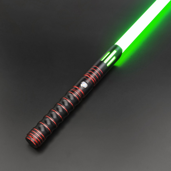 RGB Lightssaber Metal Hilt 12 färgskiftande och ljudfonter FOC Lock Up Light Sabre Cosplay Toys Blaster Laser Swords TSK-E09blacks-reds Super RGB