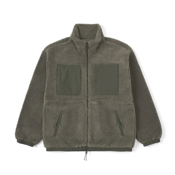 2023 Höst Vinter Ny Oversize Sherpajacka Herr Varma thermal Plus Size Märkeskläder Army Green M REC 58-65KG