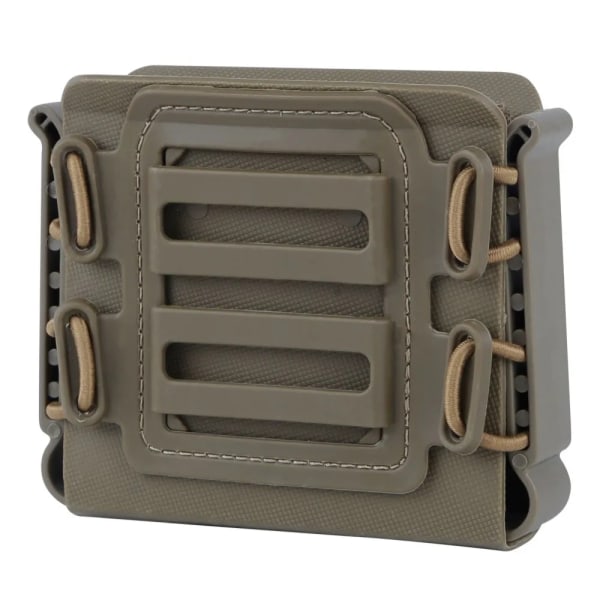 Tactical Molle Magazine Pouch Militärpistol Fast Magine Pouch hölster Bältesklämma Airsoft Shell Mag Set Grey