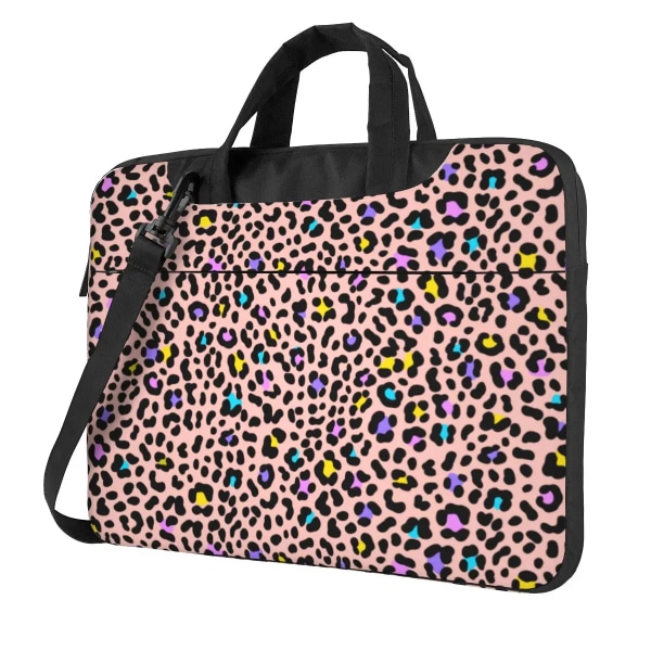 Print bärbar datorväska Spotted Leopard för Macbook Air Pro Microsoft 13 14 15 15.6 Case Fashion Shockproof Pouch 10 14"