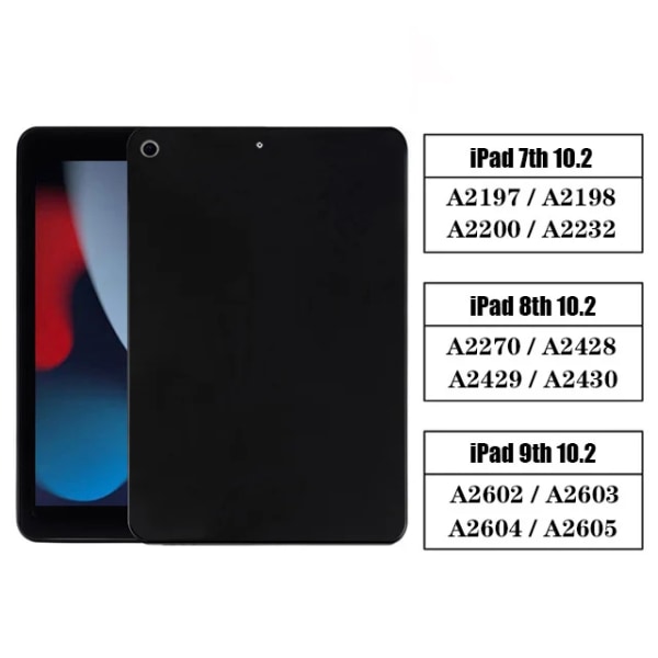 Case för Apple iPad Air Mini Pro 1 2 3 4 5 9,7 10,2 10,5 10,9 11 7:e 8:e 9:e 10:e generationens flexibelt mjukt cover iPad 10.2