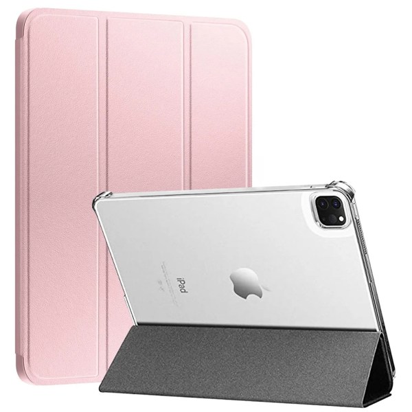 Case för Apple iPad 5:e 6:e 7:e 8:e 9:e 10:e generationen Magnetic Flip Smart Cover för iPad 9.7 10.2 2019 2020 2021 2022 iPad 9th 10.2 2021 Pink Hard Shell