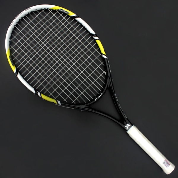 1 ST Professionell tennisracket med väska strängar Raqueta Padel Squash Aluminiumlegering Tennisracket Paddelracket Tenis Raketi YELLOW