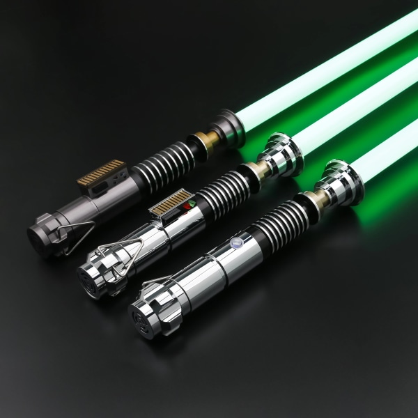 Luke Skywalker Heavy Duellering Ljussabel Färger Ändrade spökeffekter Cosplay Jedi Smooth Swing Laser Sword Leksaker Luke V1 Super RGB