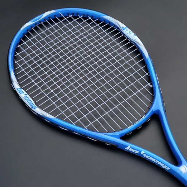 Professionell unisex tennisracket i kolaluminiumlegering för vuxna män kvinnor träningsracket racket Padel 50-55LBS Toppkvalitet Black