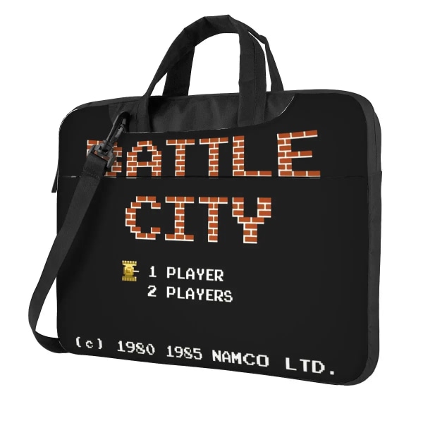 Handväska Laptopväska Old School Game Notebook-väska Battle City 14 15 15.6 Kawaii Bärbar datorväska För Macbook Air Pro Asus As Picture 14inch