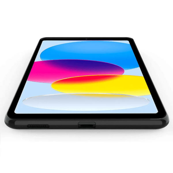 Case för Apple iPad 9.7 10.2 10.9 2017 2018 2019 2020 4:e 5:e 6:e 7:e 8:e 9:e 10:e generationens mjuka silikonsvarta skal iPad 10